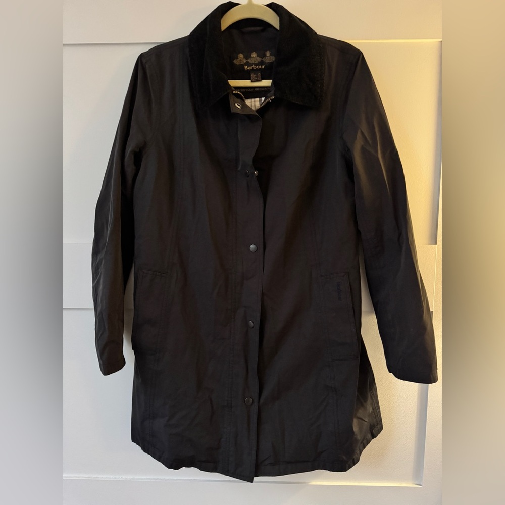Vintage Barbour Navy Waterproof Jacket